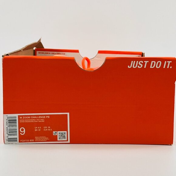 Nike Women's Zoom Challenge 'Hyper Orange Volt' FQ4155-800 Multi Size - Picture 10 of 10